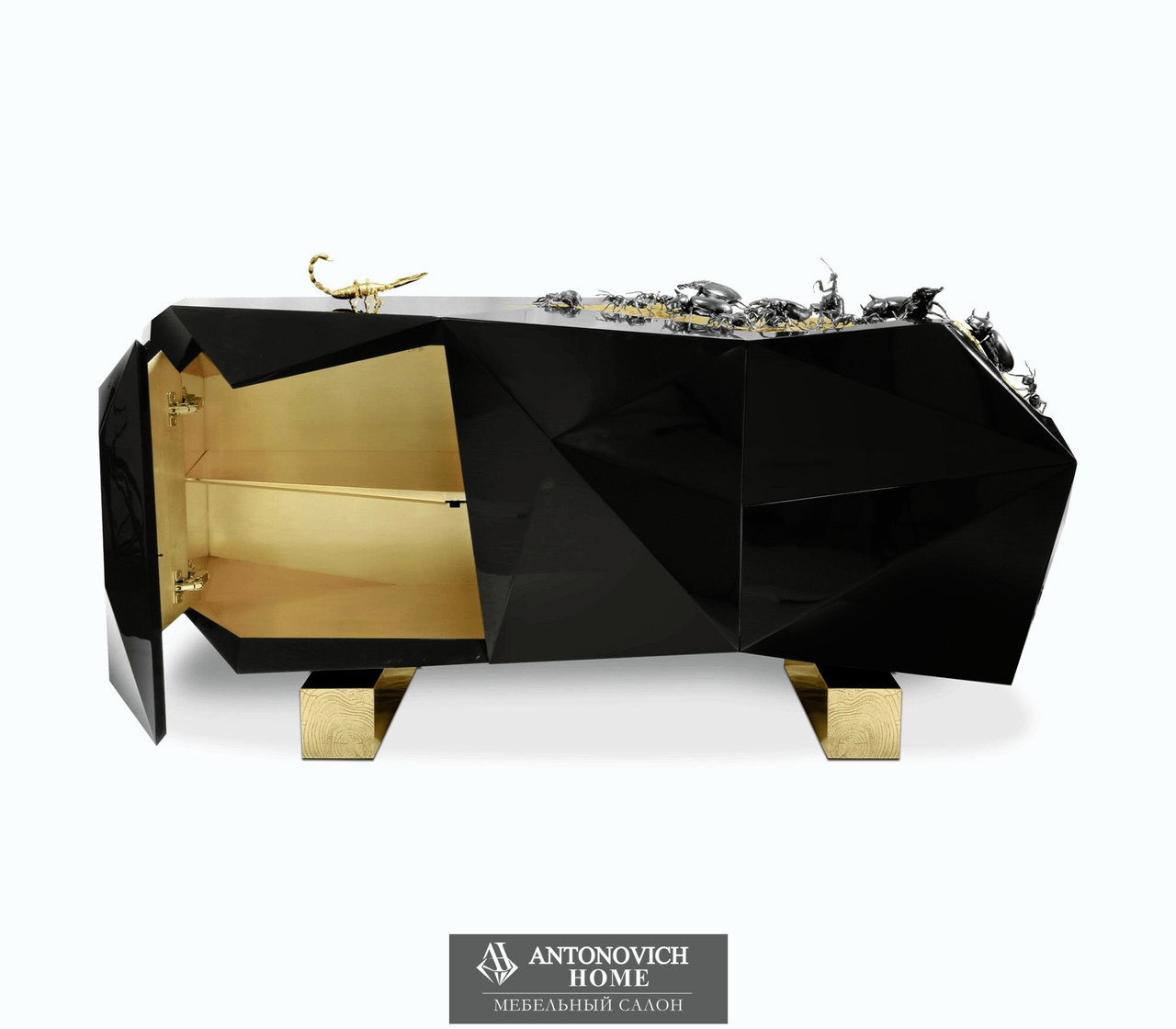 Boca do lobo Diamond Emerald Dining Sideboard, view 3