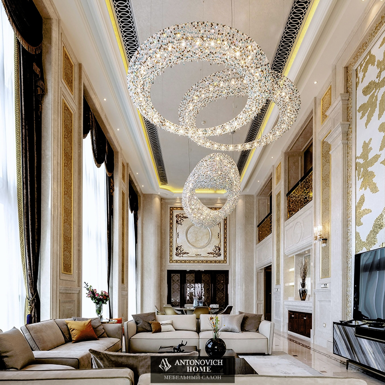 Artica Manooi Crystal Chandelier, view 3