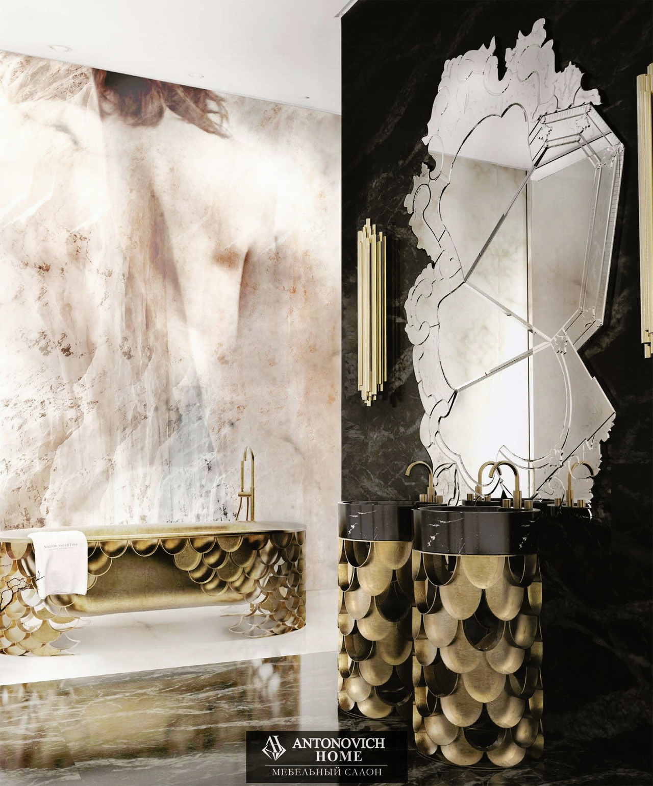 Maison Valentina KOI Luxury Bathroom Furniture