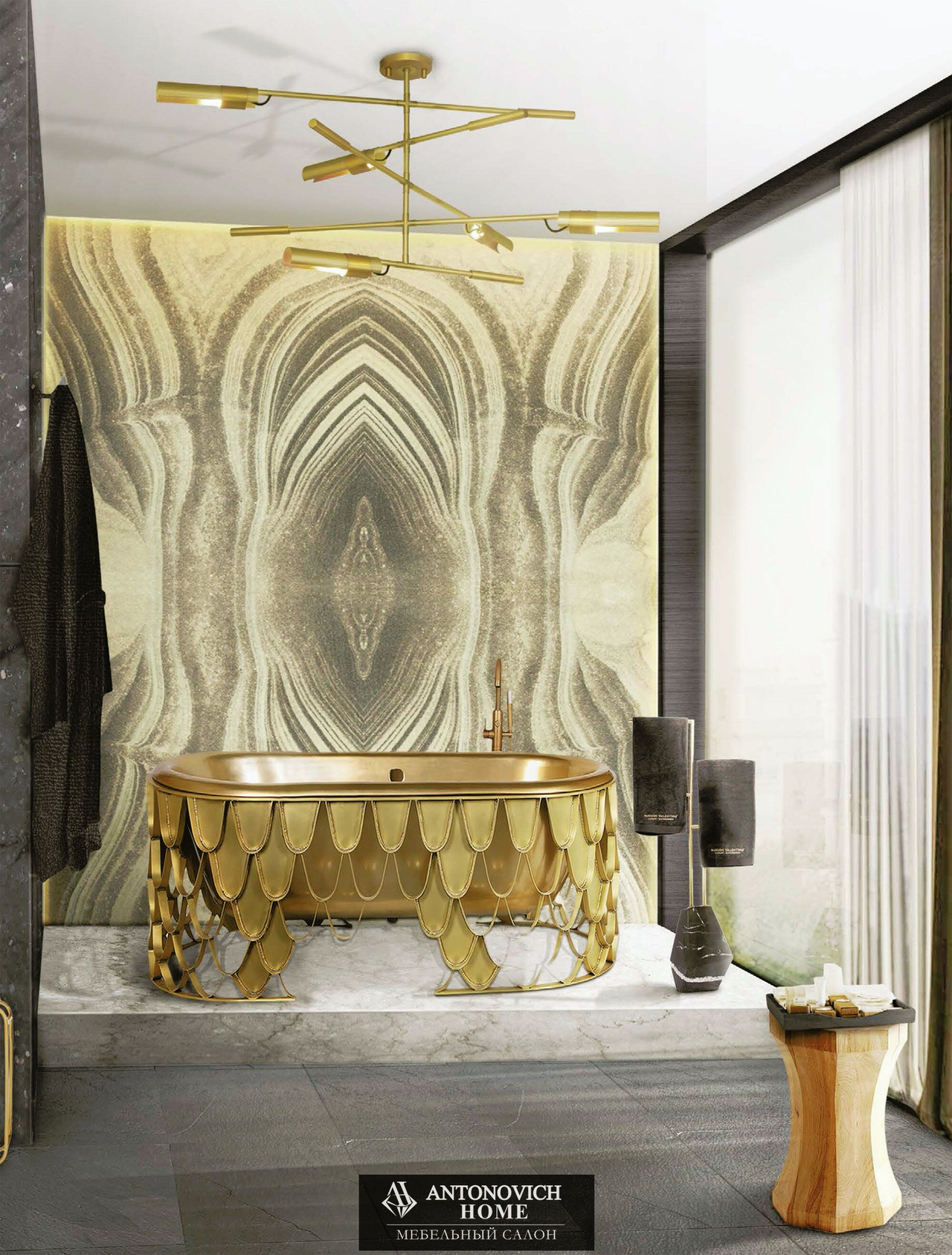 Maison Valentina KOI Luxury Bathroom Furniture, view 2