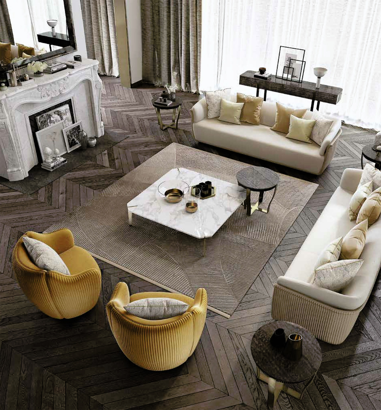 Capital Allure Living Room Collection