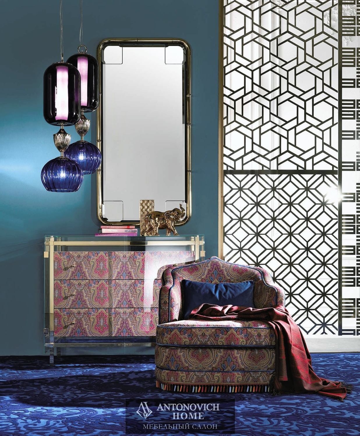 Etro Home Interiors Living Room, view 2
