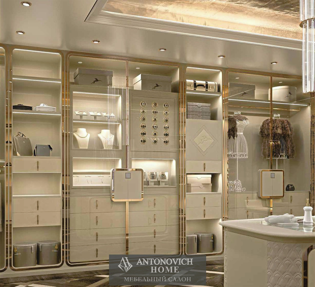 Bordignon Camillo TAYLOR & AVA Walk-In Wardrobe, view 10