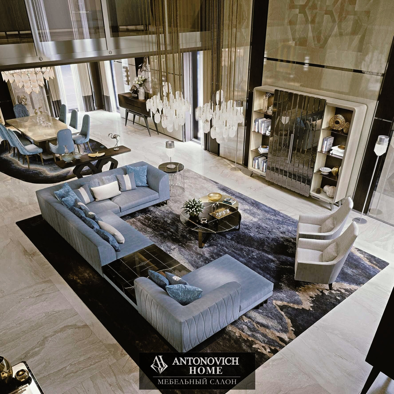 Diamonds Living Room by ReDéco, view 2