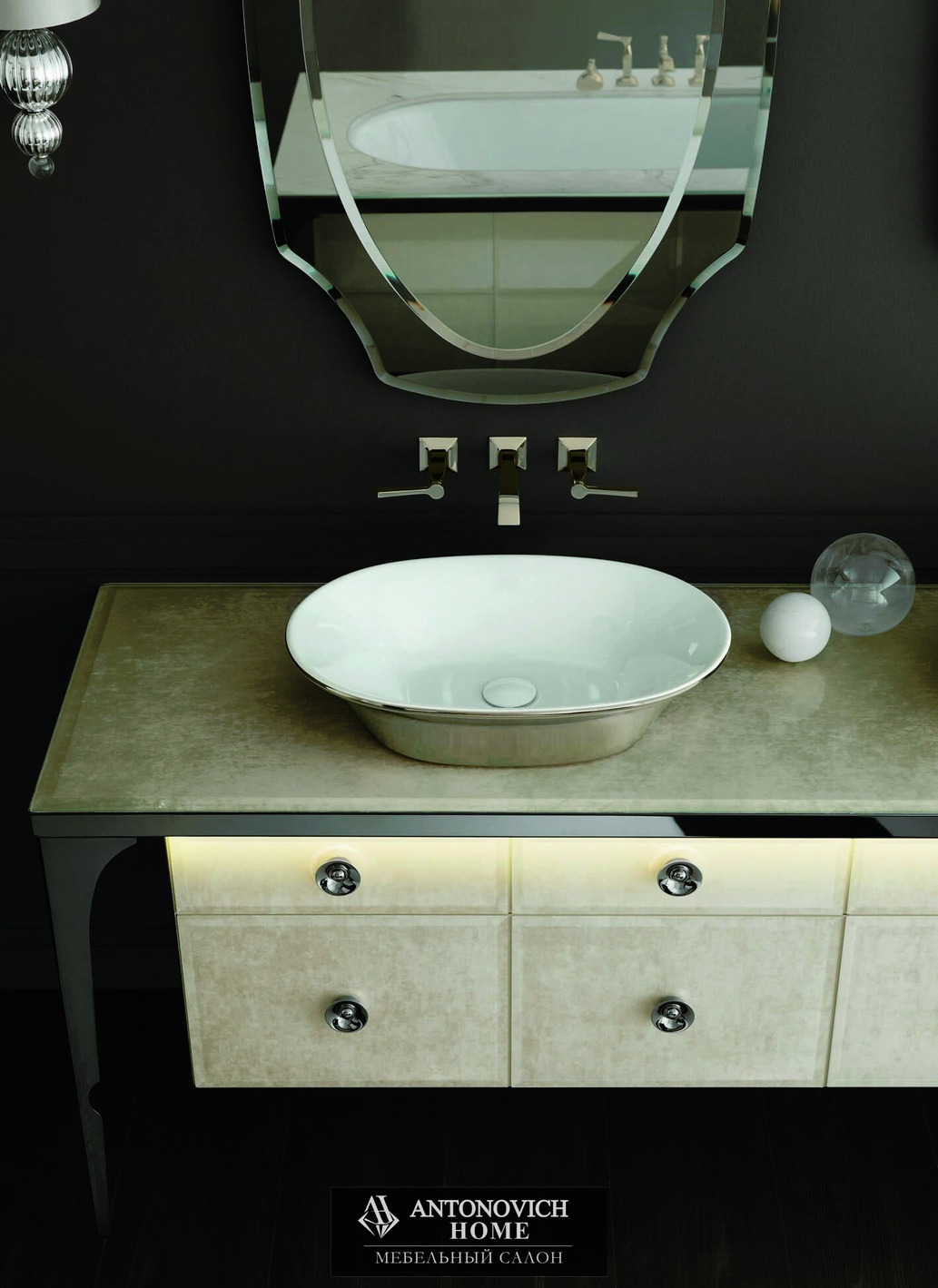 Majestic 06 Bathroom Furniture by Vitage (Milldue edition), view 3