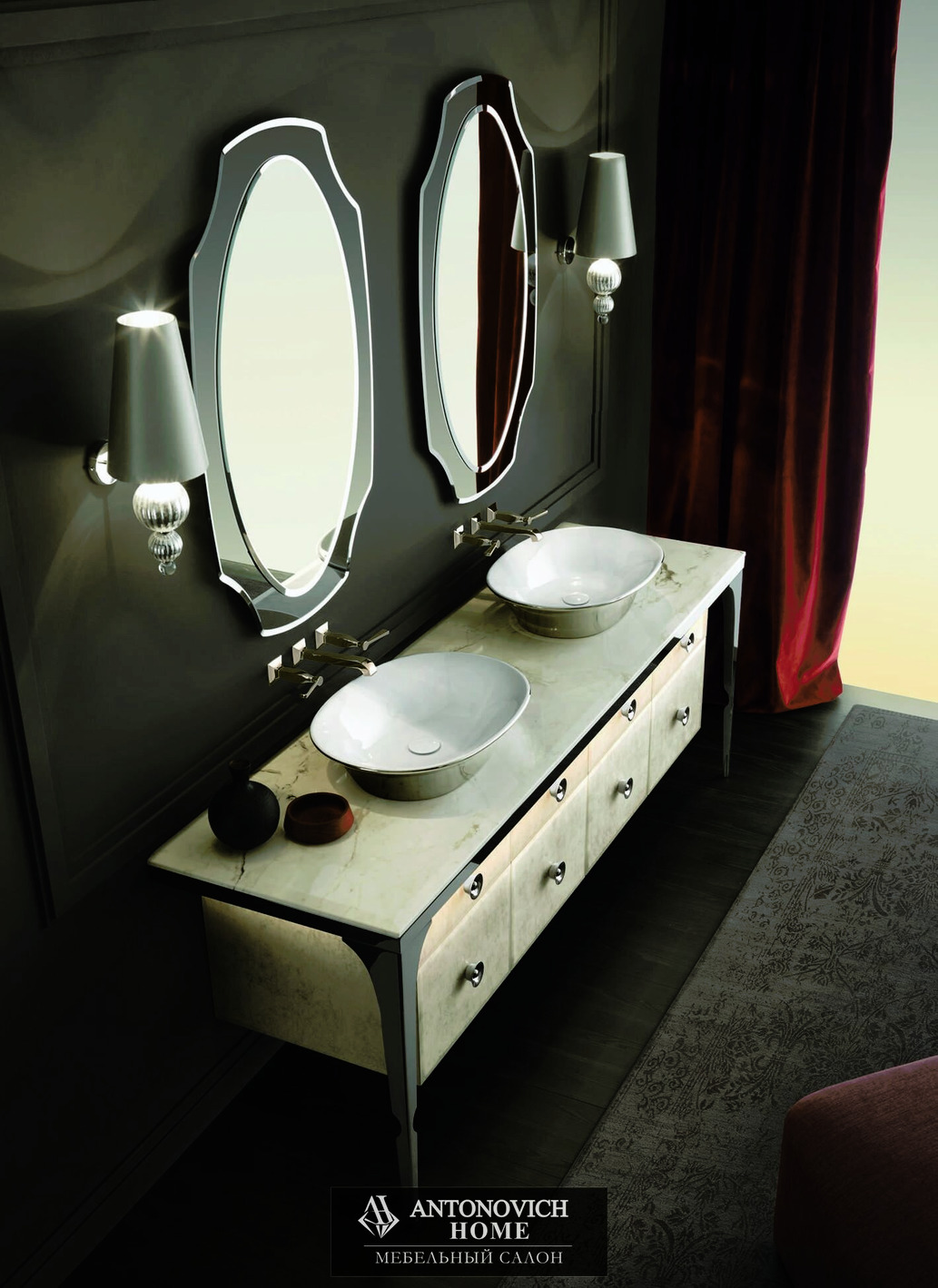 Majestic 06 Bathroom Furniture by Vitage (Milldue edition), view 4