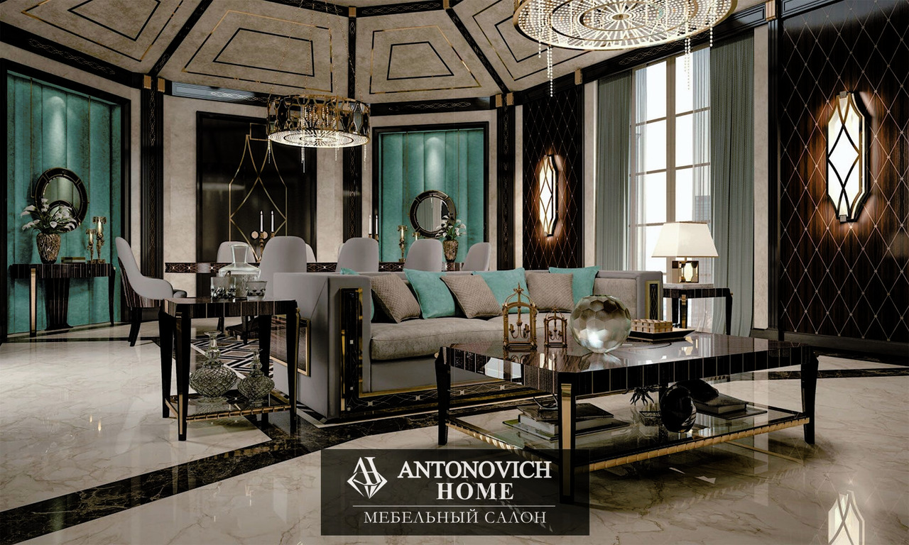 Cafedesart Living Room by Bianchini in Ebony, view 3