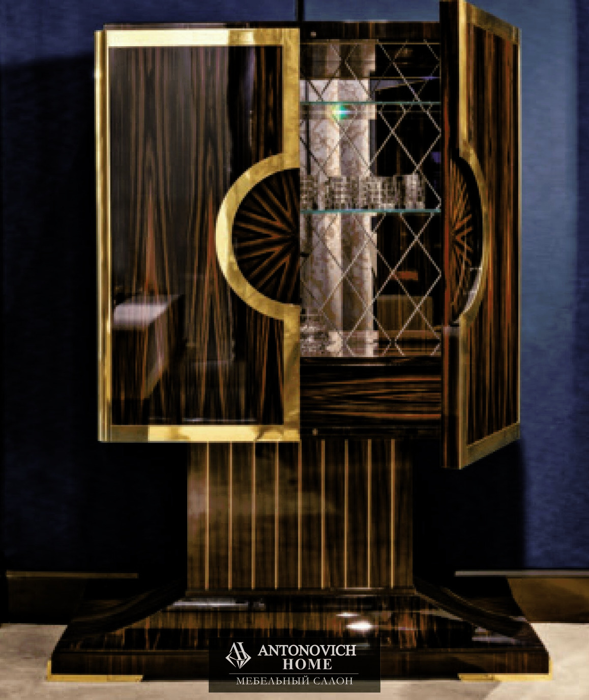 Bianchini Cafedesart Home Office in Ebony, view 3