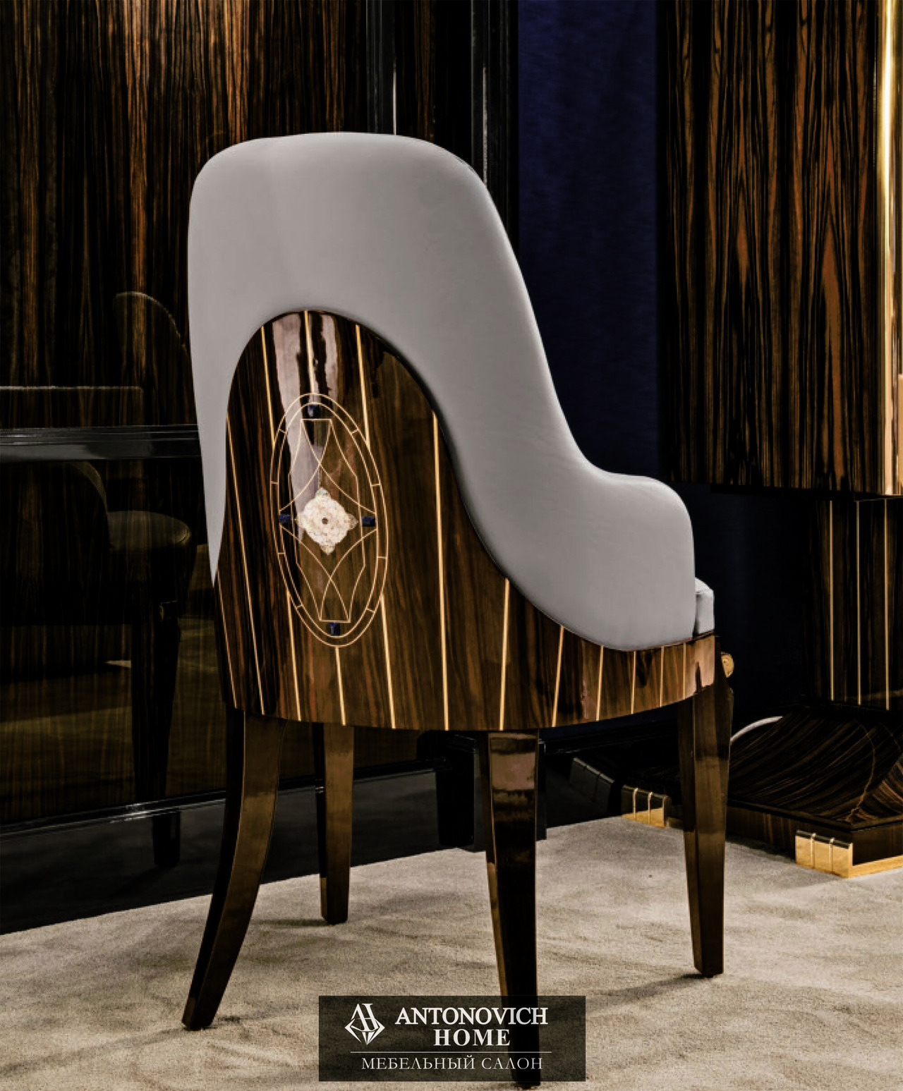 Bianchini Cafedesart Home Office in Ebony, view 6