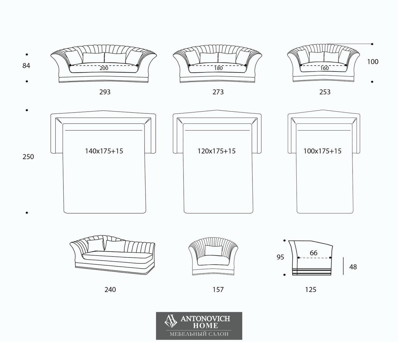 Keoma Ginevra Designer Sofa, view 9