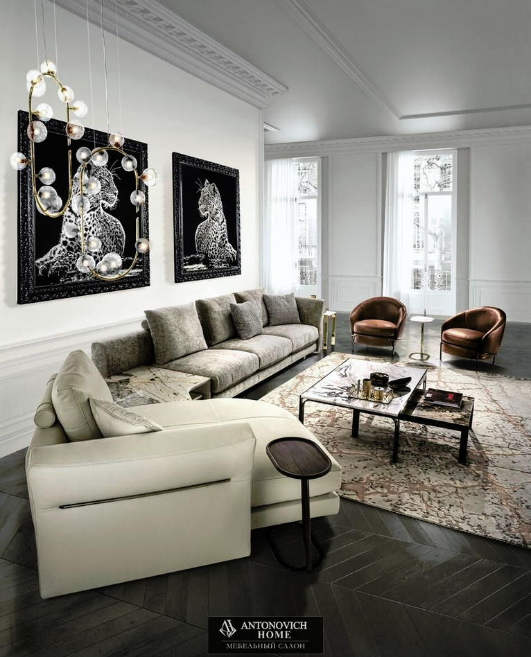 Longhi Sartoria Living Room, view 4