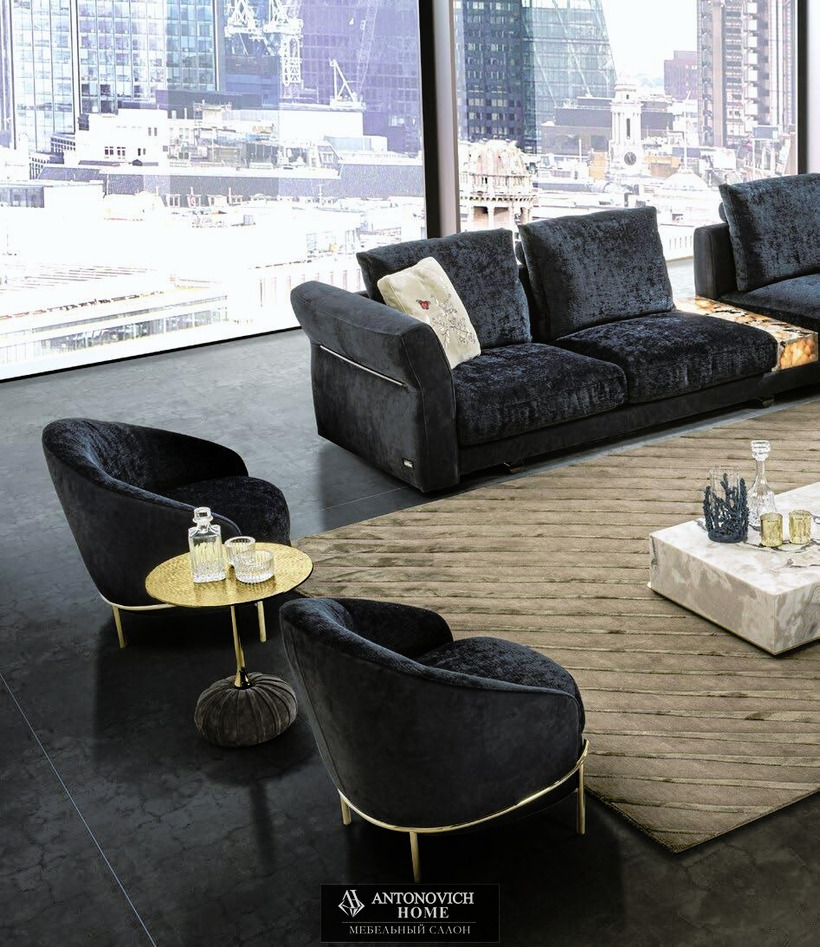 Longhi Sartoria 2 Living Room, view 2
