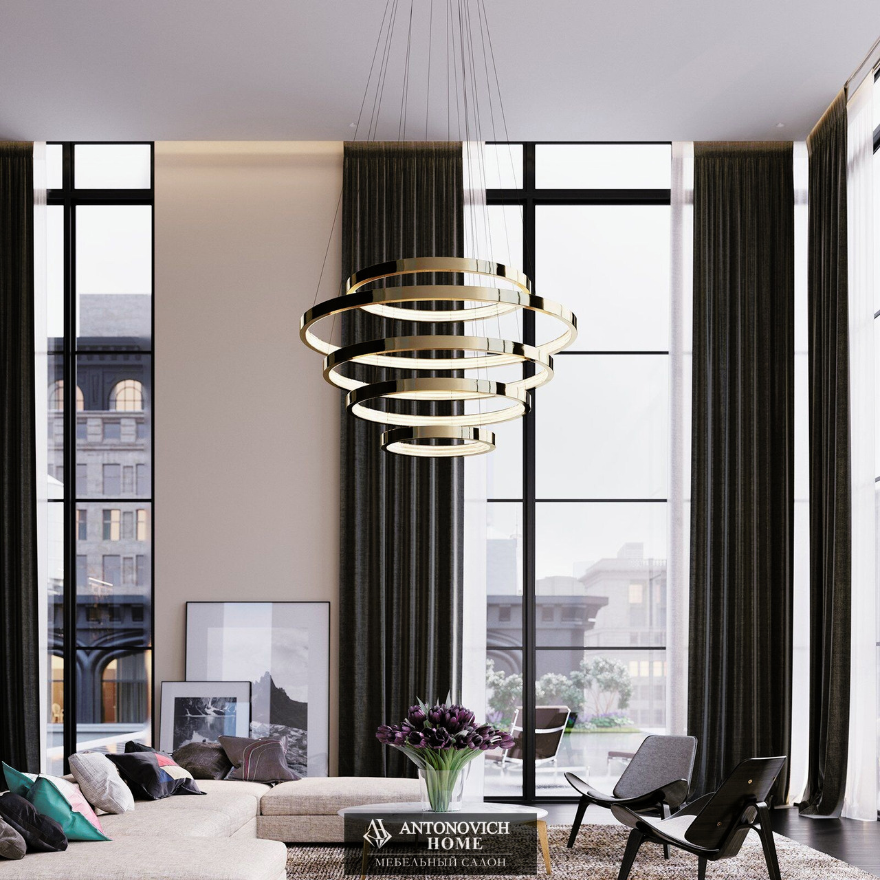 Cameron Design House Aura Taso Chandelier, view 3