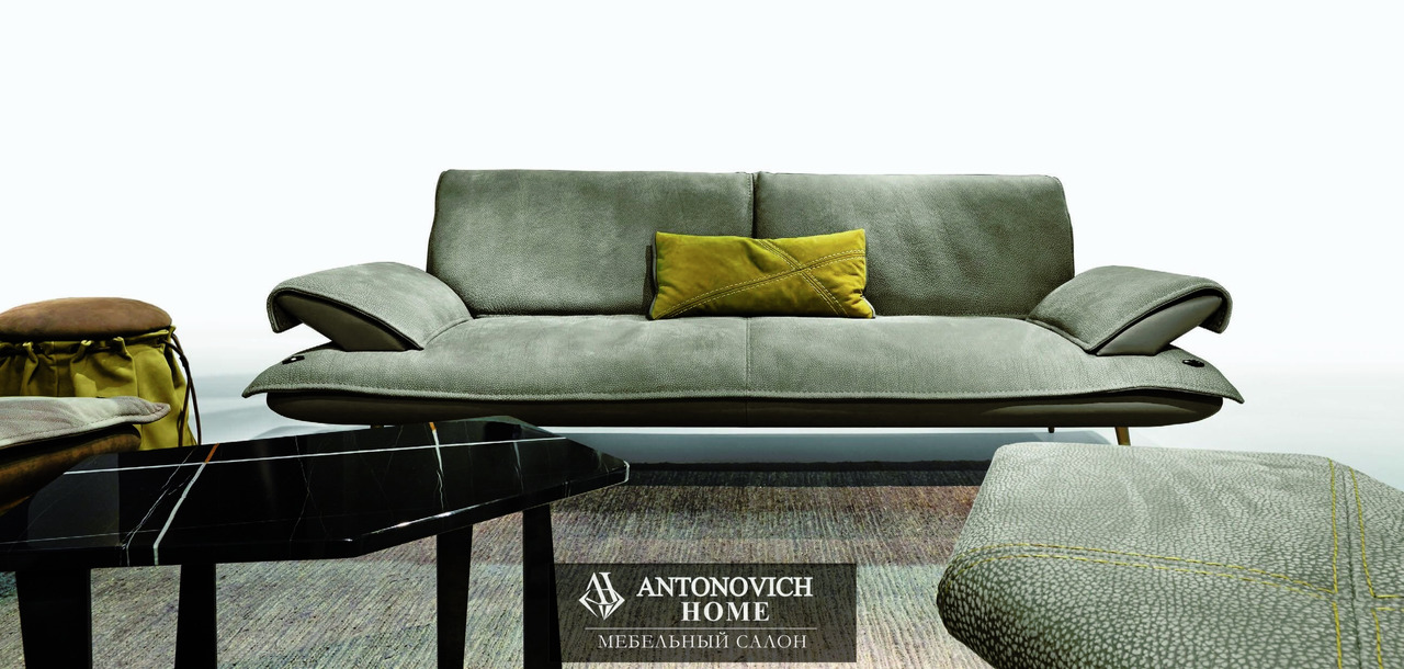 Gamma Escape Leather Sectional Sofa, view 6