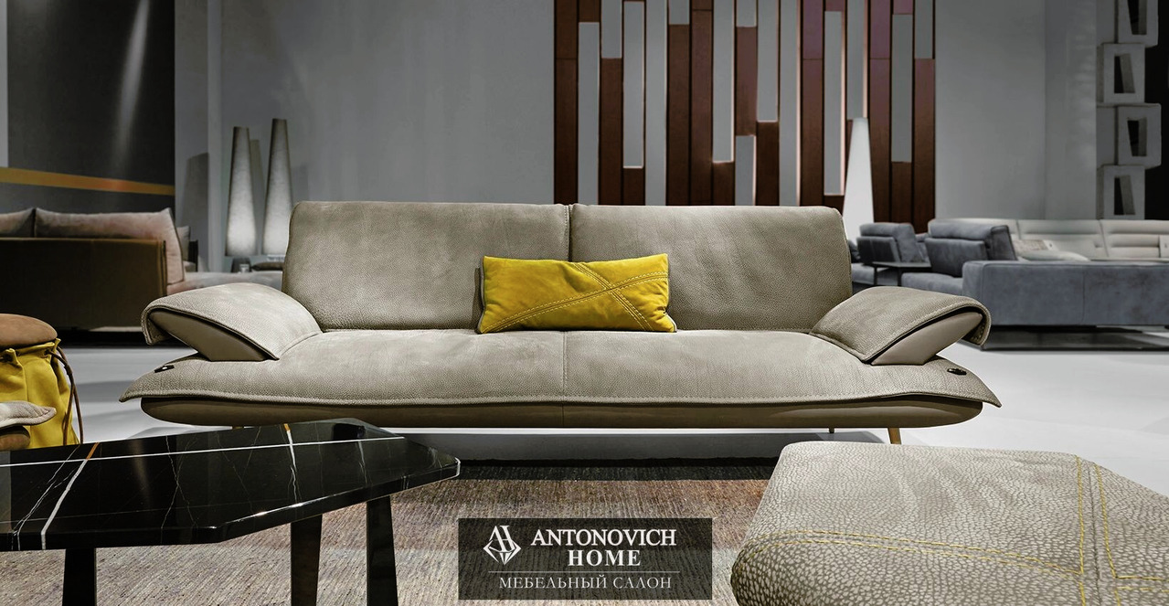 Gamma Escape Leather Sectional Sofa, view 3