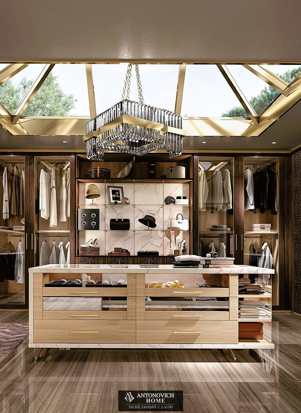 Domus Majestic Contemporary 1 Walk-In Wardrobe, view 5