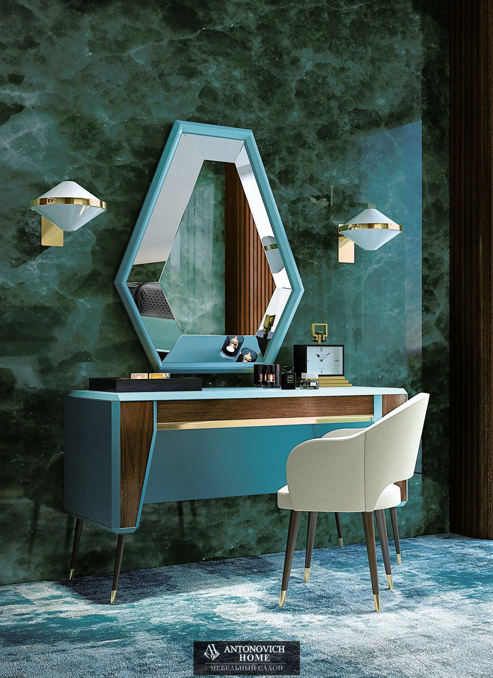 Domus Diamond Contemporary Bedroom, view 2