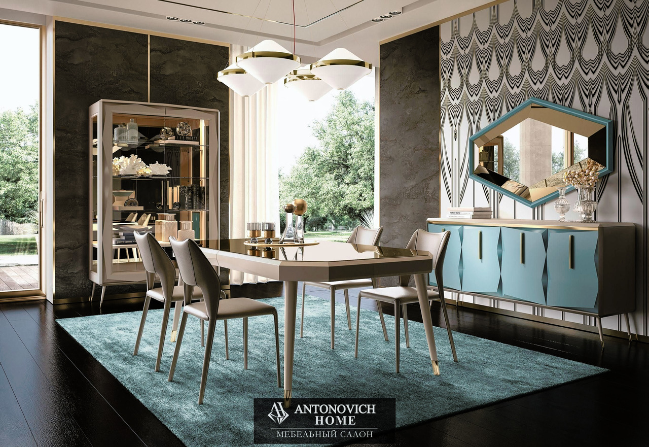 Domus Diamond Contemporary Dining Room, view 4