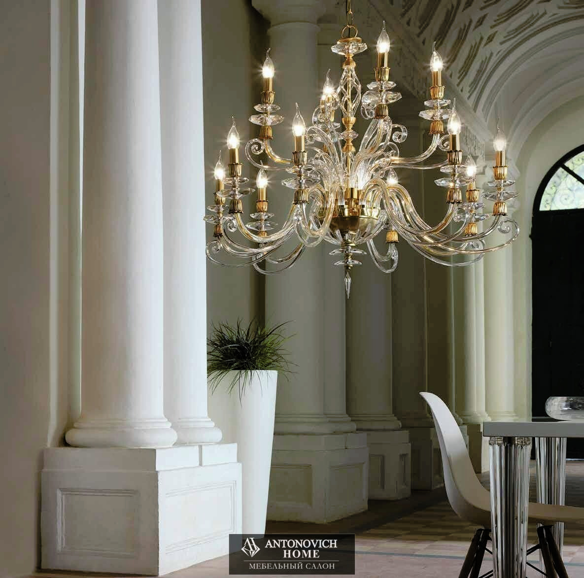 Alicante Clear Lighting Collection by Euroluce