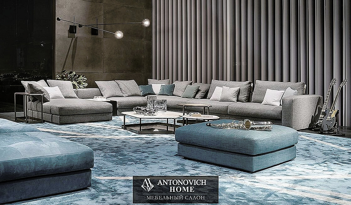 Giorgetti Skyline Living Room with Sofas, view 2