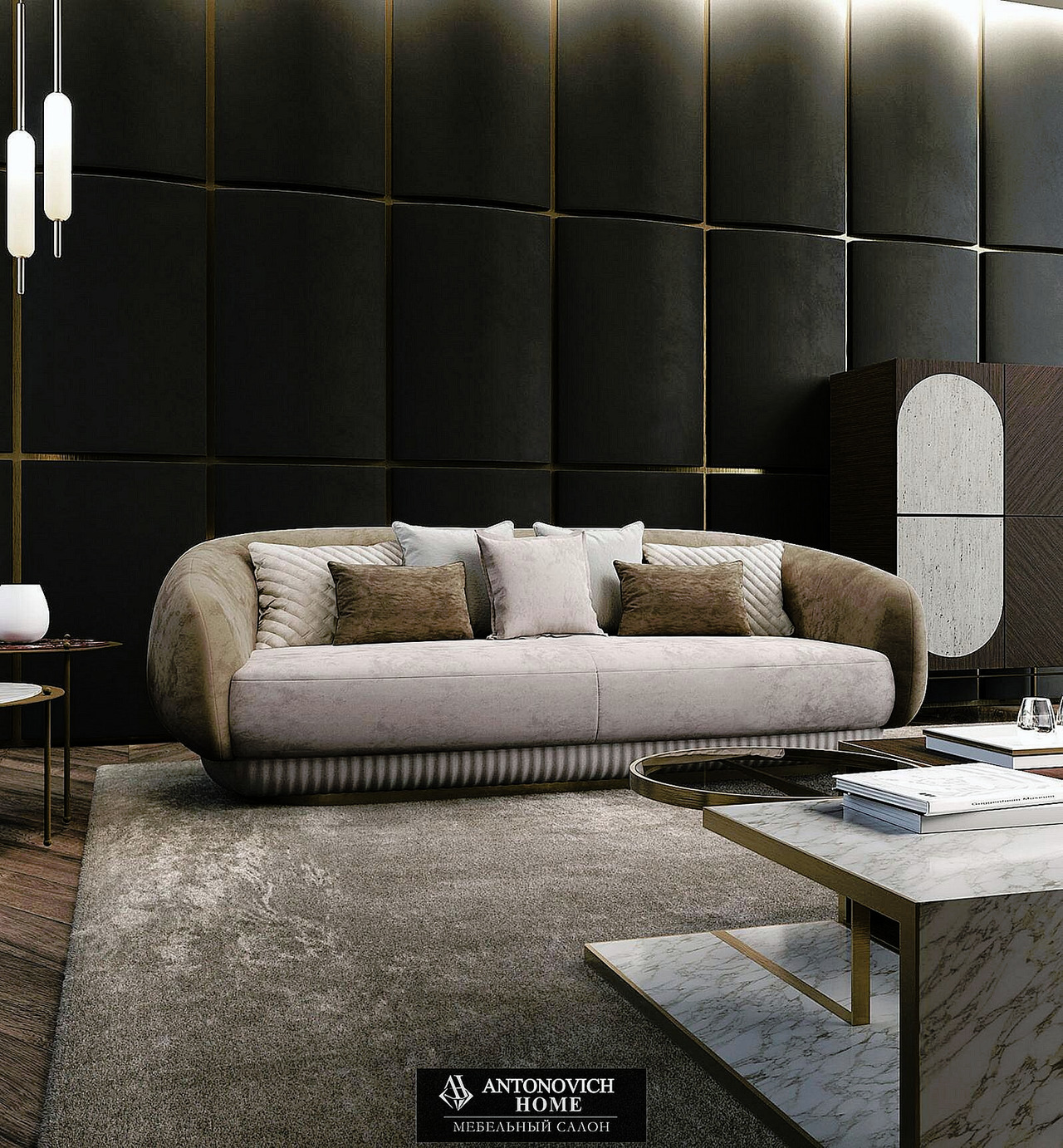 Carpanese Home Italia Identity 3 Living Room, view 2