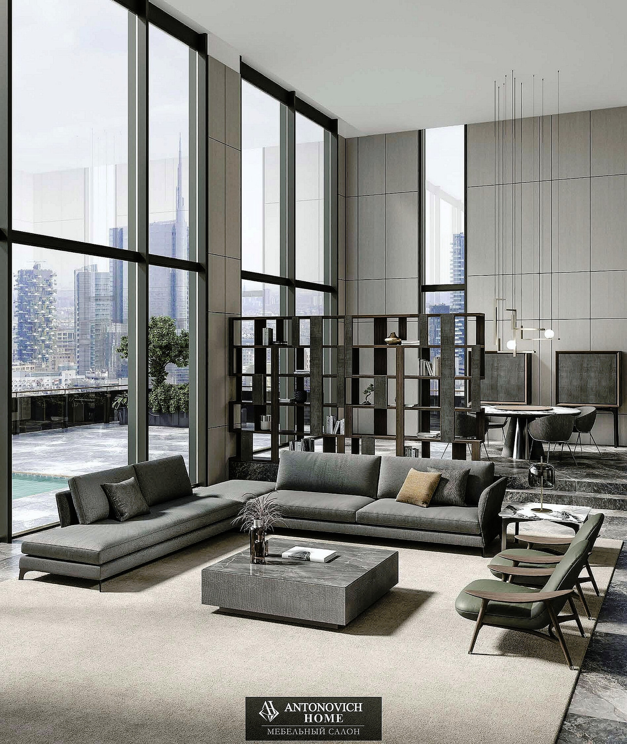 Ceppi Evergreen 1 Living Room, view 6