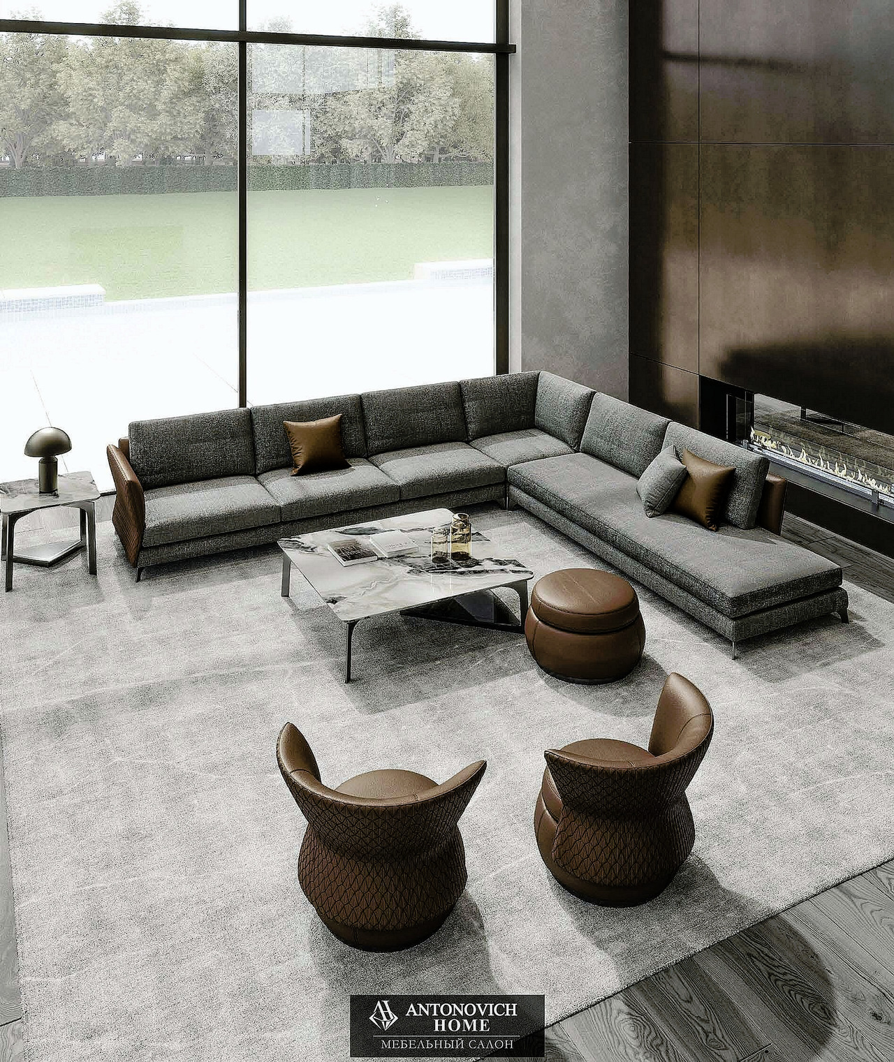 Ceppi Evergreen 3 Living Room, view 4