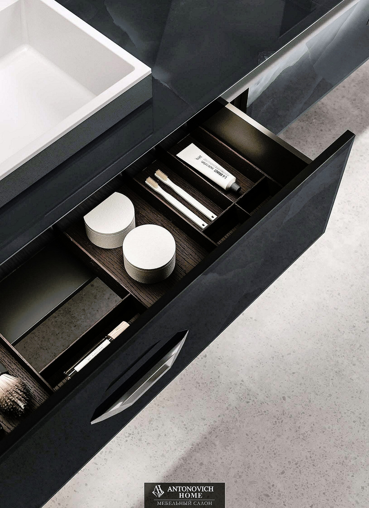 Hilton 02 Bathroom Furniture by Vitage (Milldue edition), view 5