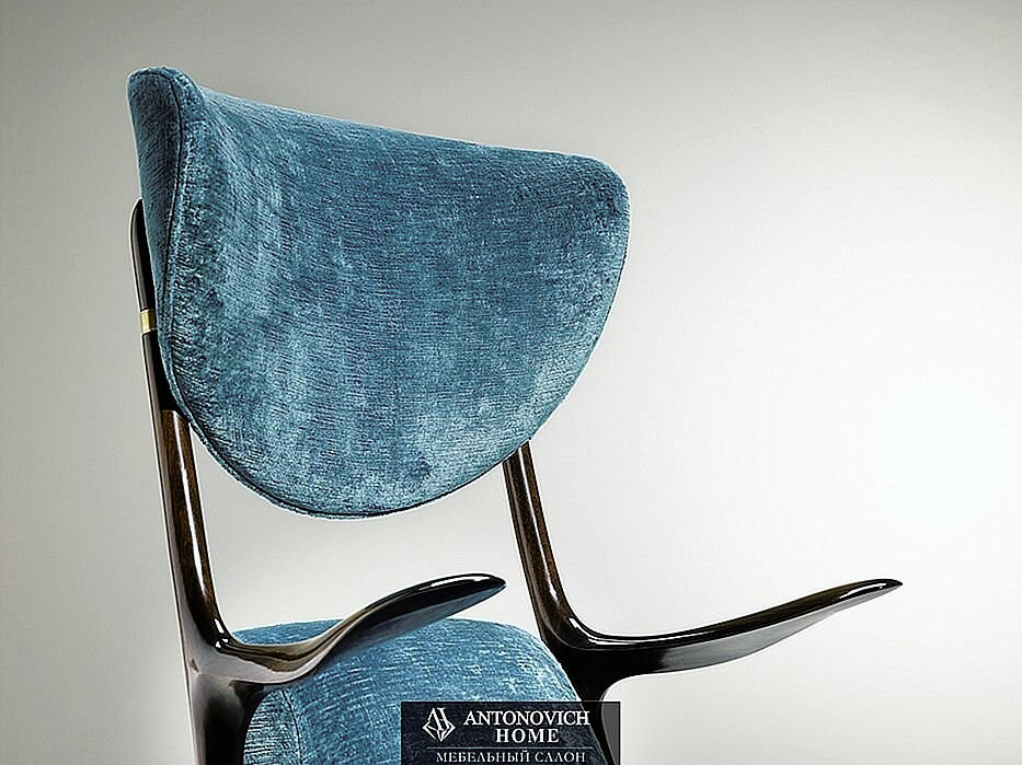 Star Treck Armchair and Pouf by Ceccotti Collezioni