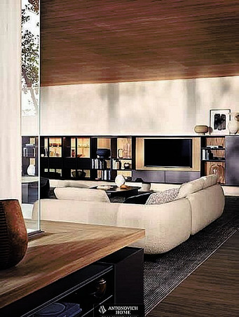 Poliform Calming Retreat Living Room, view 3