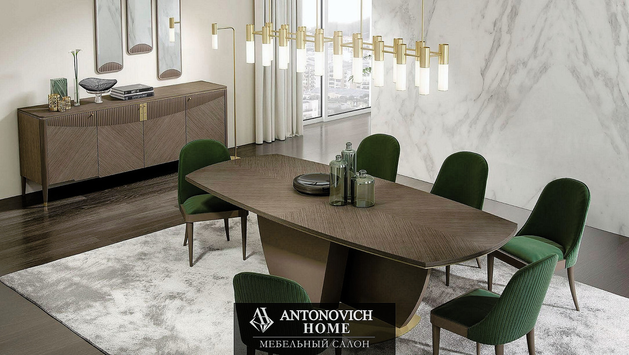 Carpanese Home Italia MONTECARLO 2 Dining Room, view 2