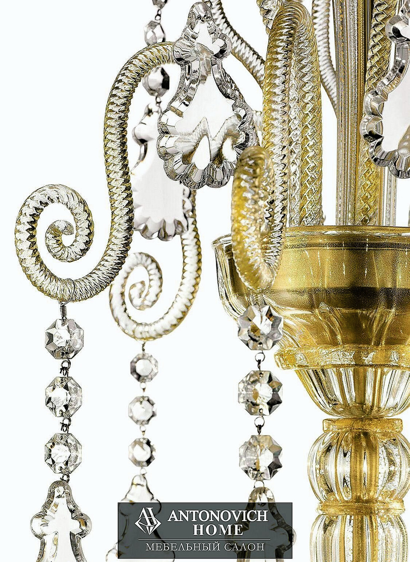Baikal Chandelier by Barovier&Toso, view 4