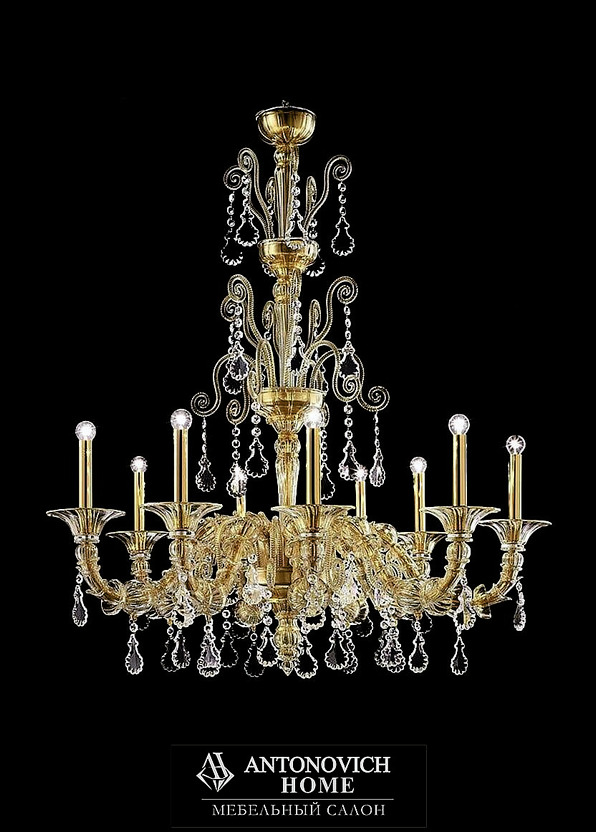 Baikal Chandelier by Barovier&Toso, view 5