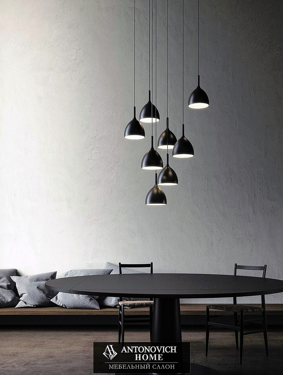 Rotaliana Drink Pendant and Floor Lamps, view 3