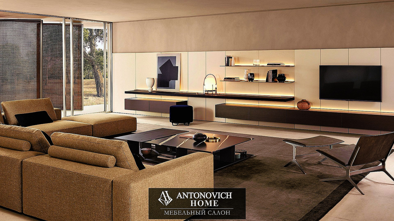 Poliform Code Modular Living Room System, view 3