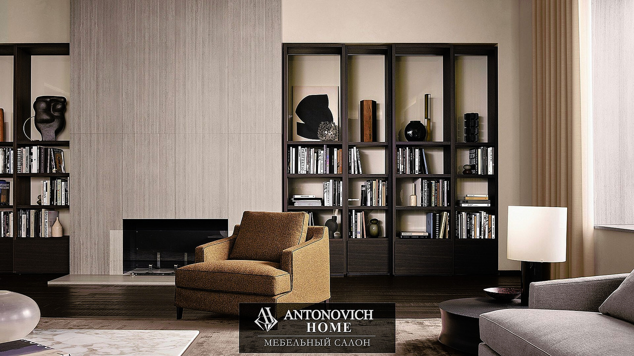 Poliform Wall System Modular Living Room Furniture, view 2