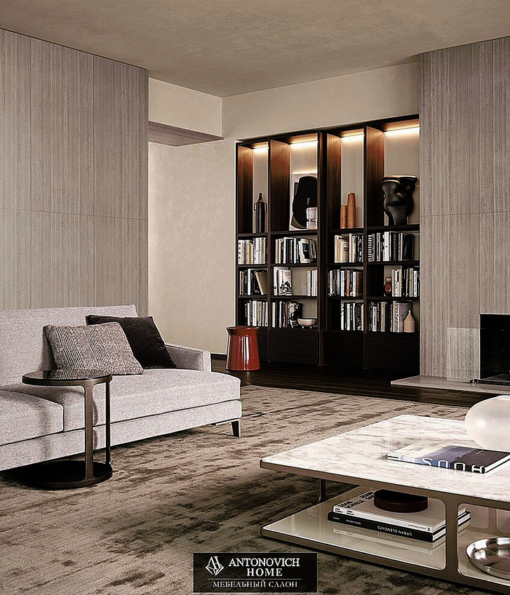 Poliform Wall System Modular Living Room Furniture, view 5
