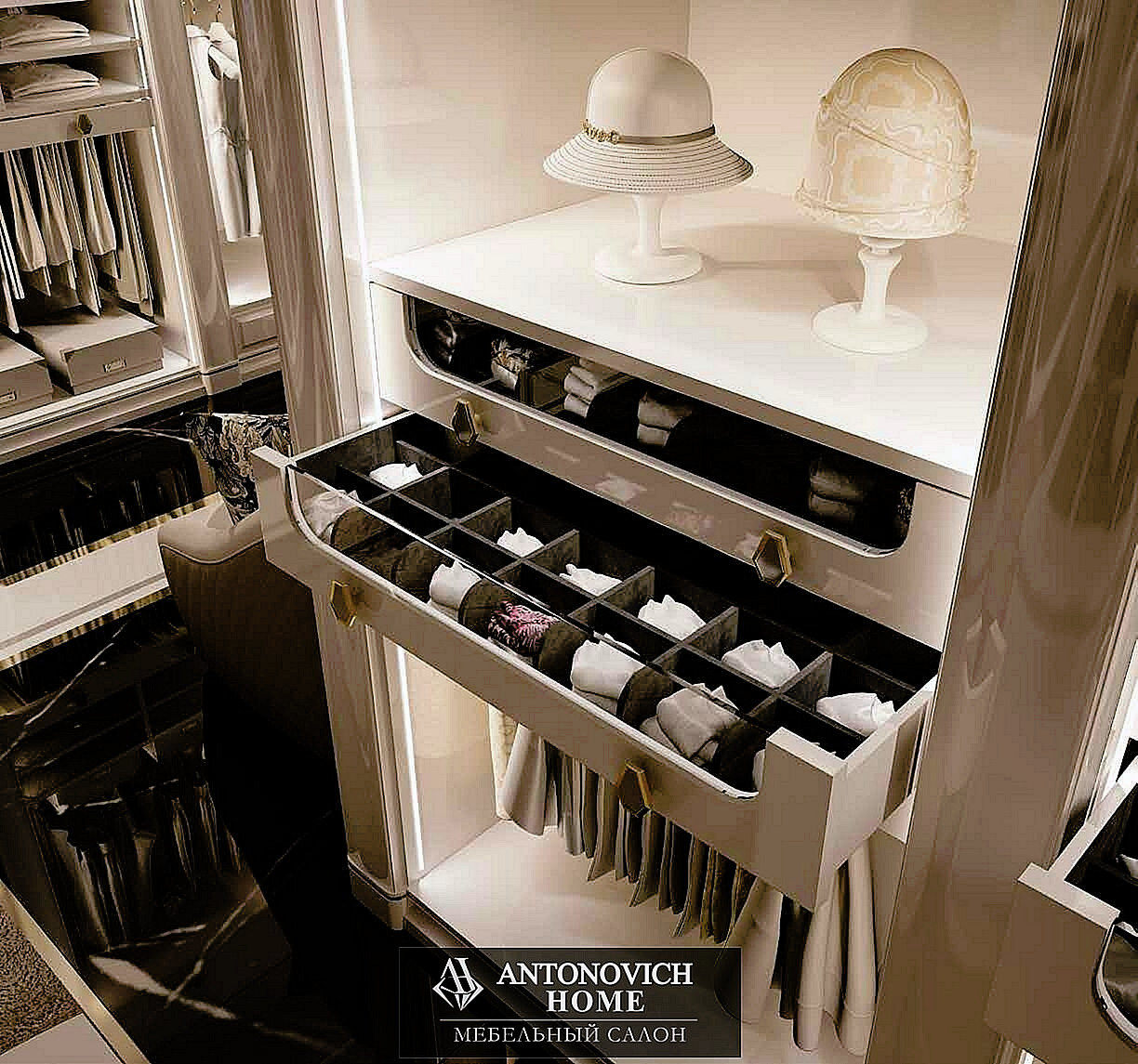 Tessarolo Walk-In Wardrobe Furniture