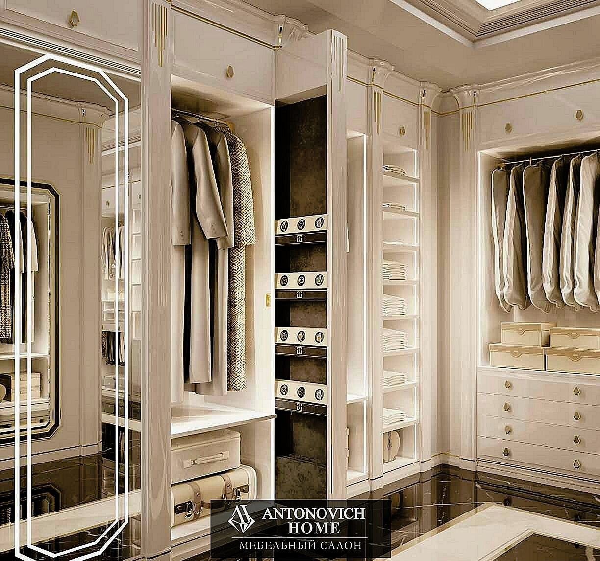 Tessarolo Walk-In Wardrobe Furniture, view 19