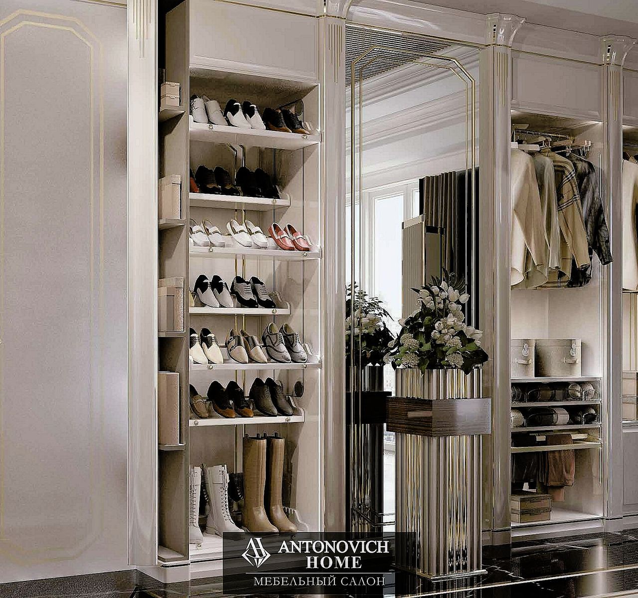Tessarolo Walk-In Wardrobe Furniture, view 5