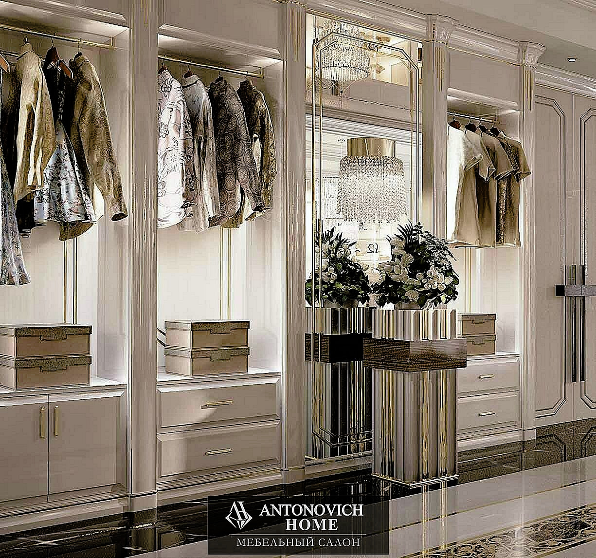Tessarolo Walk-In Wardrobe Furniture, view 11