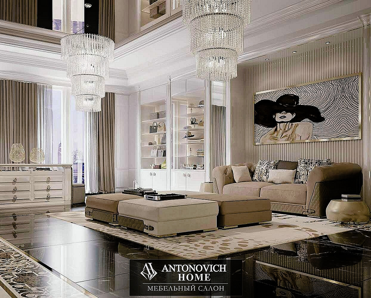 Tessarolo Walk-In Wardrobe Furniture, view 9