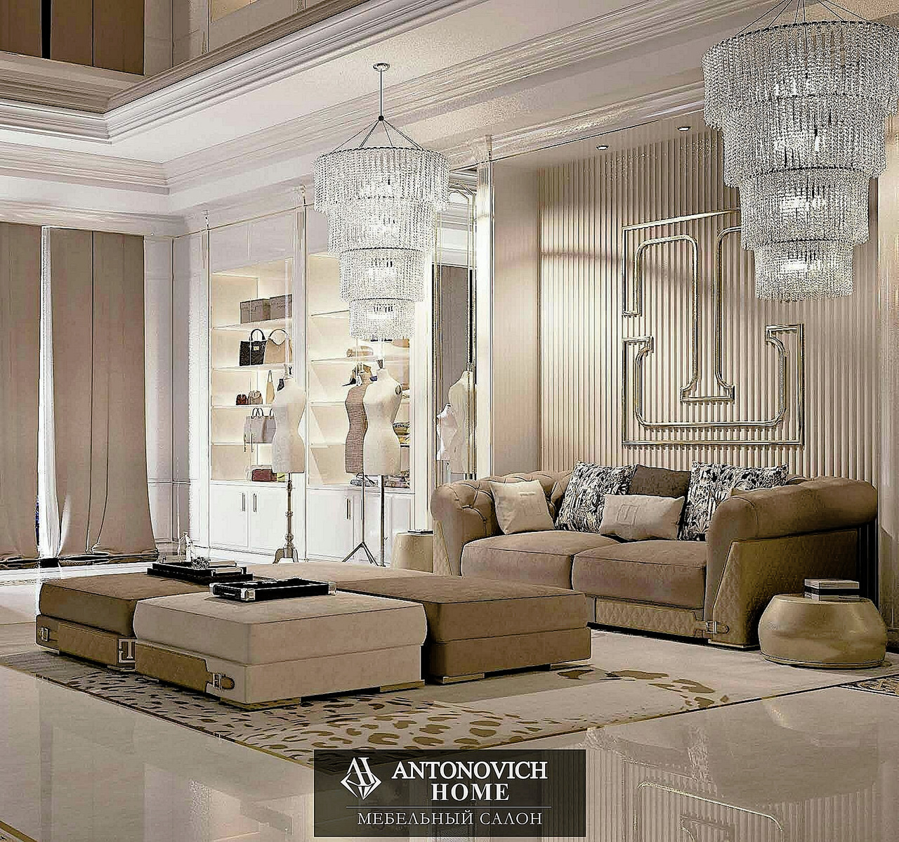 Tessarolo Walk-In Wardrobe Furniture, view 8