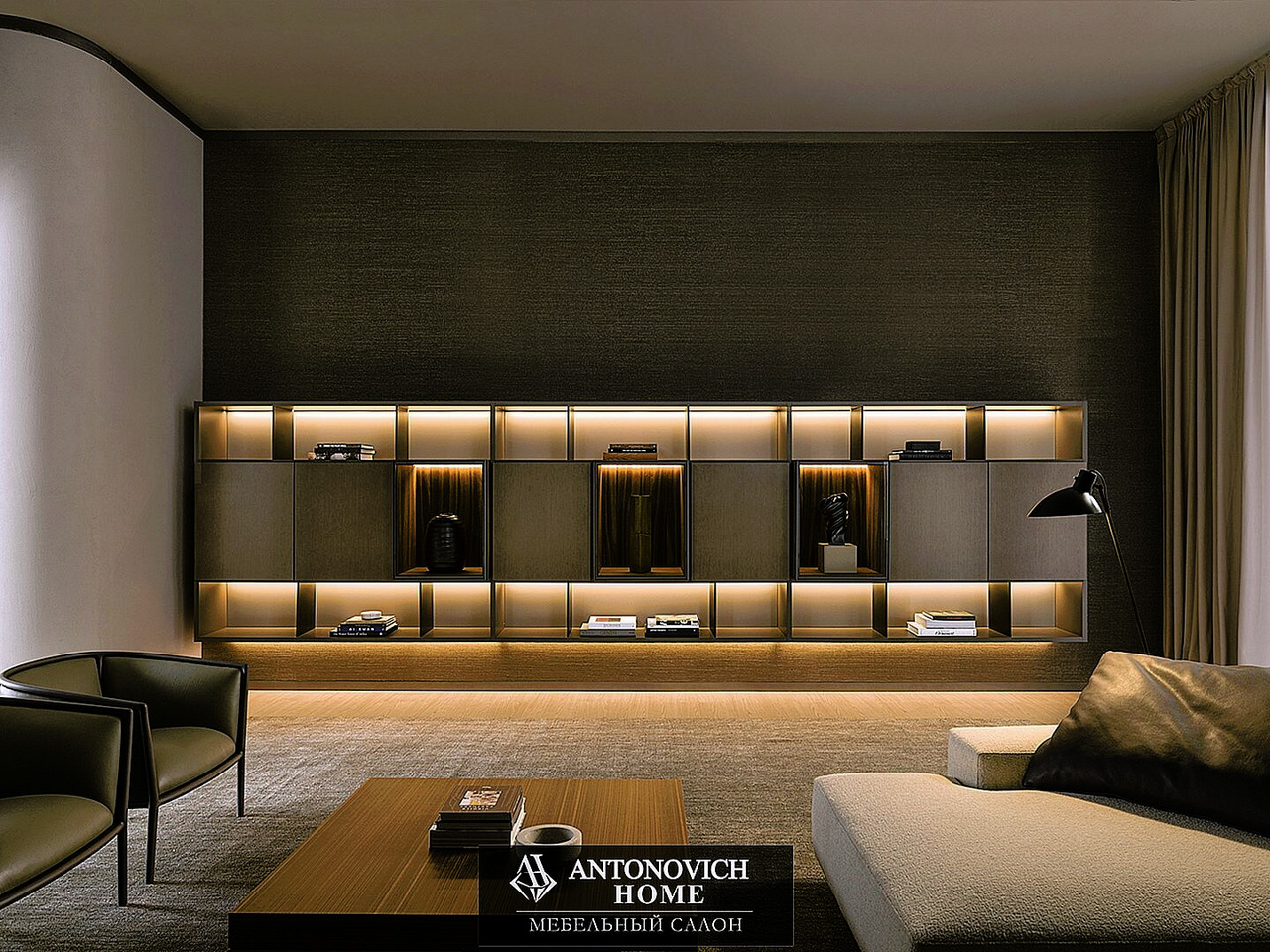 Molteni Group 505 UP System for the Living Room