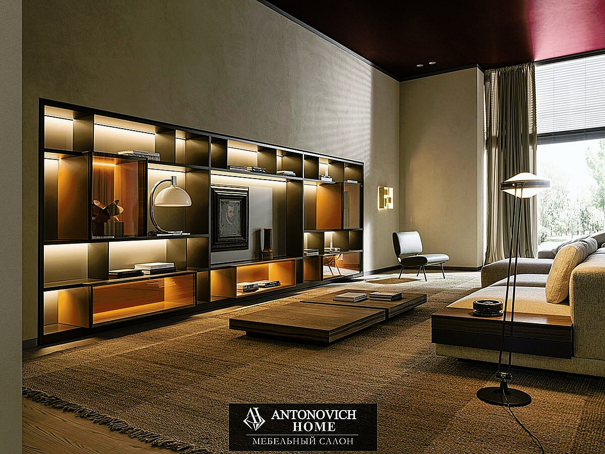Molteni Group 505 UP System for the Living Room, view 5