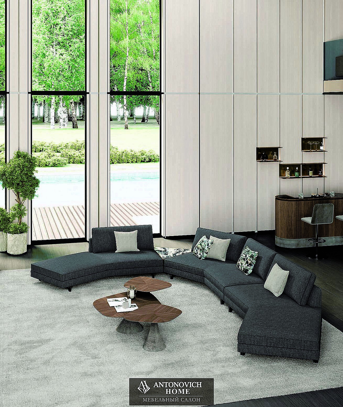 Ceppi Evergreen 4 Living Room, view 2