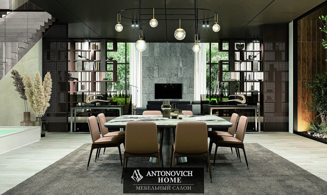 Evergreen 3 Dining Room by Ceppi, view 10