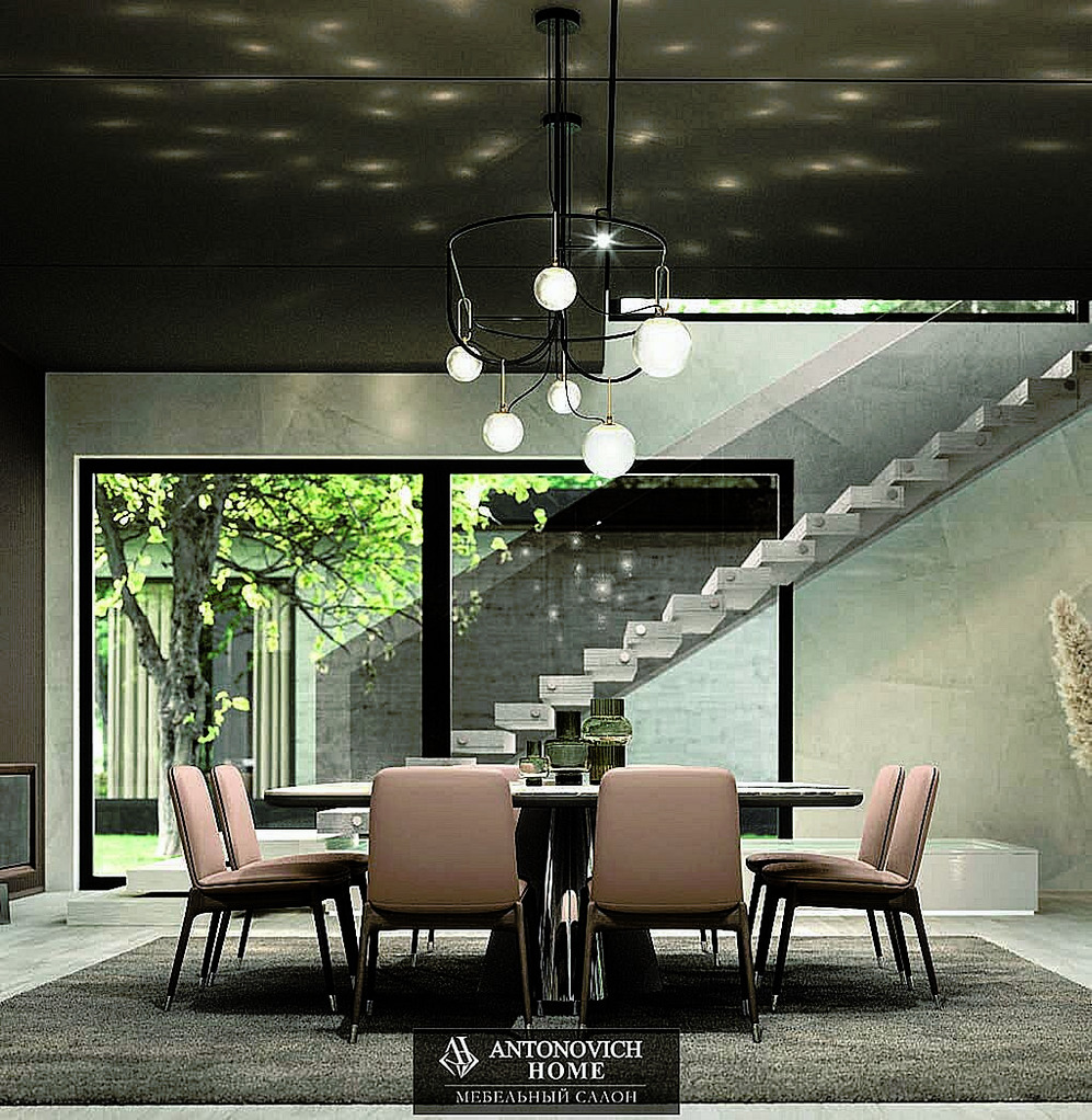Evergreen 3 Dining Room by Ceppi, view 2