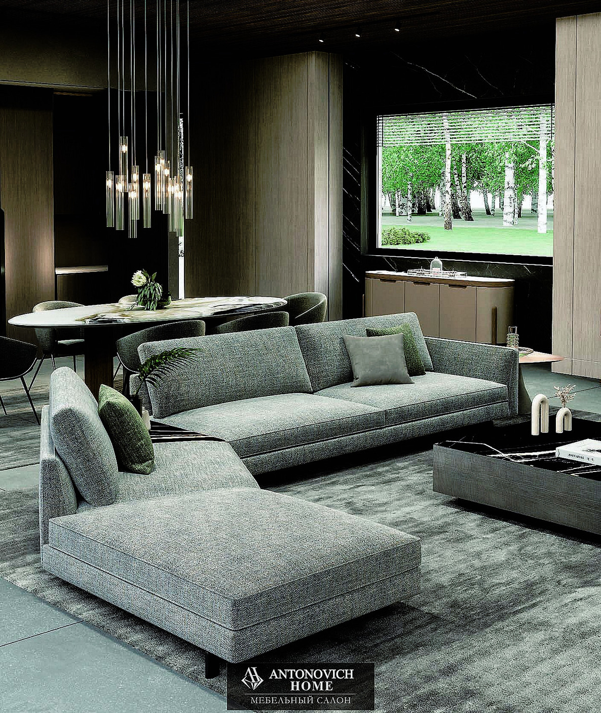 Ceppi Evergreen 5 Living Room, view 3