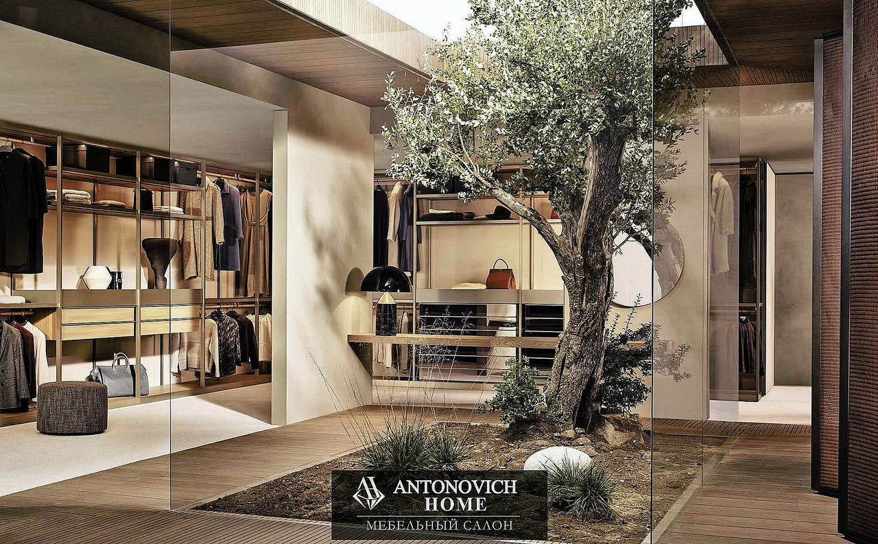Poliform Senzafine Walk-In Wardrobe System, view 2